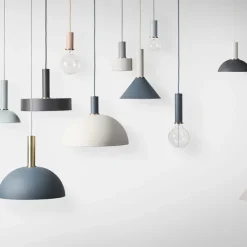 Abat-Jour Cone - Gris Clair-Ferm Living Best
