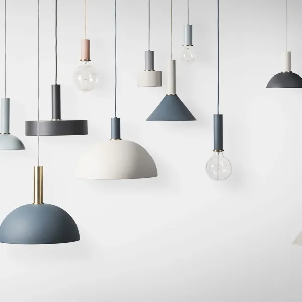 Abat-Jour Cone - Gris Clair-Ferm Living Best