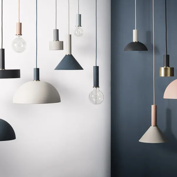 Abat-Jour Disc - Gris Clair-Ferm Living Best