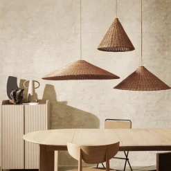 Abat-Jour Dou Rotin - O 68 Cm - Naturel-Ferm Living Hot