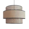 Abat-Jour Suspension Solaire L Naturel / Noir-Sélectionné par Fleux Outlet