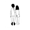 Affiche A3 Couple Nu Dos - 29,7 X 42 Cm-Helen B Clearance