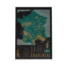 Affiche Carte A Gratter - La France Des Vins-Sélectionné par Fleux Sale