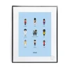 Affiche Le Duo Musique - 40 X 50 Cm-Image Republic Hot