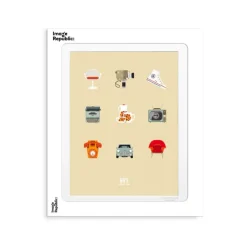 Affiche Le Duo Planche 60'S - 40 X 50 Cm-Image Republic Online