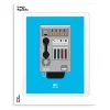 Affiche Le Duo 80'S Taxiphone - 40 X 50 Cm-Image Republic Clearance