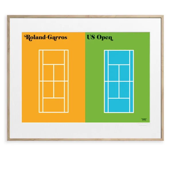 Affiche Le Tennis By Vahram Muratyan - 40 X 50 Cm-Image Republic Online