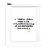 Affiche Loic Prigent J'Ai Deux Plaisirs - 30 X 40 Cm-Image Republic Clearance