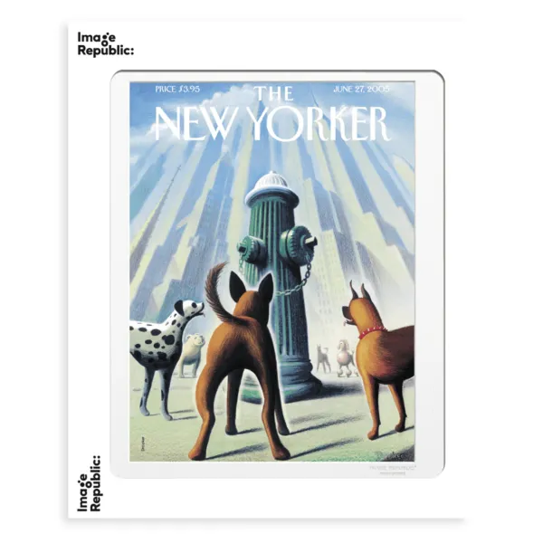 Affiche The Newyorker Drooker Dog'S Eye View 27 Juin 2005 - 30 X 40 Cm-Image Republic Hot