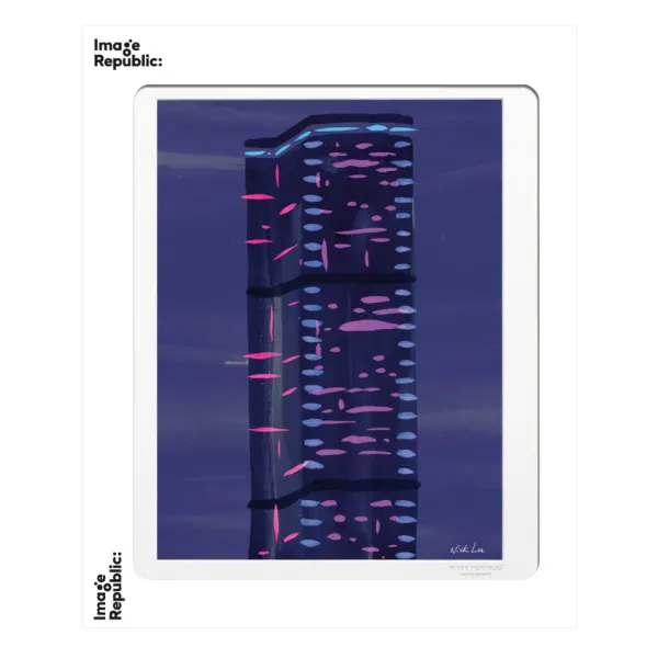 Affiche Wlpp Paris Tour Montparnasse - 30 X 40 Cm-Image Republic Discount