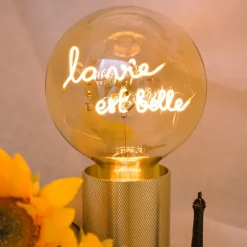 Ampoule La Vie Est Belle E27 - Ambre-Elements Lighting Discount