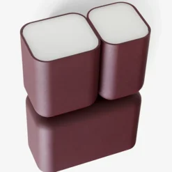 Applique Murale Tabata Ln10 H 21Cm - Bourgogne Fonce-And Tradition Online