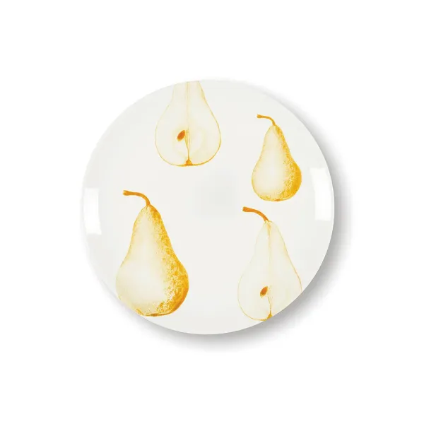 Assiette A Dessert Poire En Porcelaine - O 21 Cm-Sélectionné par Fleux