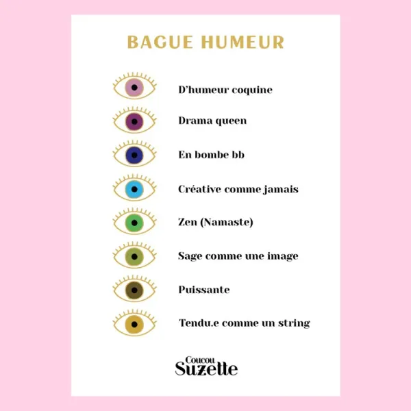 Bague Humeur Oeil-Coucou Suzette Clearance
