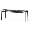 Banc Palissade En Acier Poudre - Anthracite-Hay
