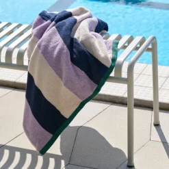 Banc Palissade En Acier Poudre - Gris Ciel-Hay Online