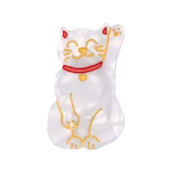 Barrette Chat Porte-Bonheur-Coucou Suzette New