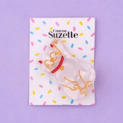 Barrette Chat Porte-Bonheur-Coucou Suzette New