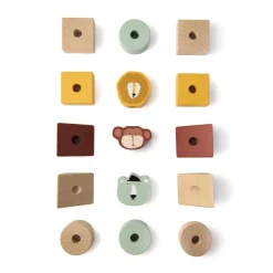 Blocs D'Animaux A Empiler En Bois-Trixie Clearance