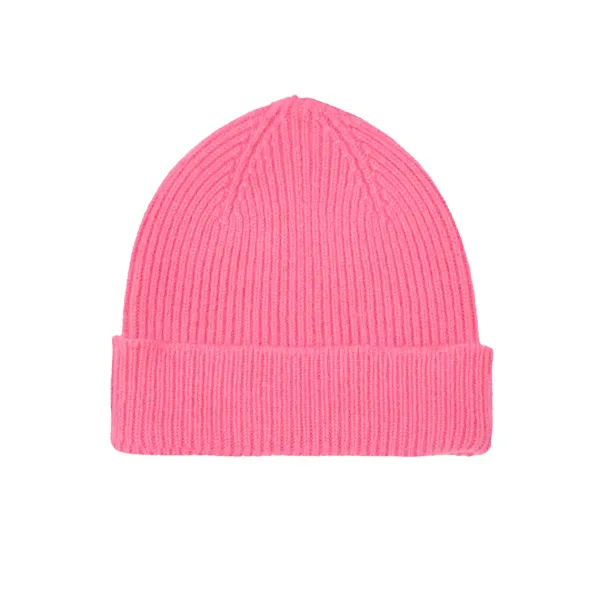 Bonnet En Laine Caregora - Rose Bonbon-Le Bonnet Online