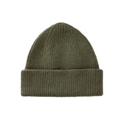 Bonnet En Laine Melangee - Kaki-Le Bonnet Outlet