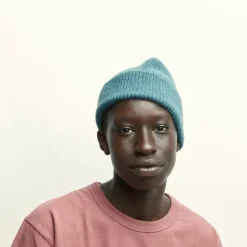 Bonnet En Laine Melangee - Petrol-Le Bonnet Hot