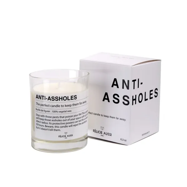 Bougie Anti-Assholes - Feuilles De Figuier-Felicie Aussi Sale