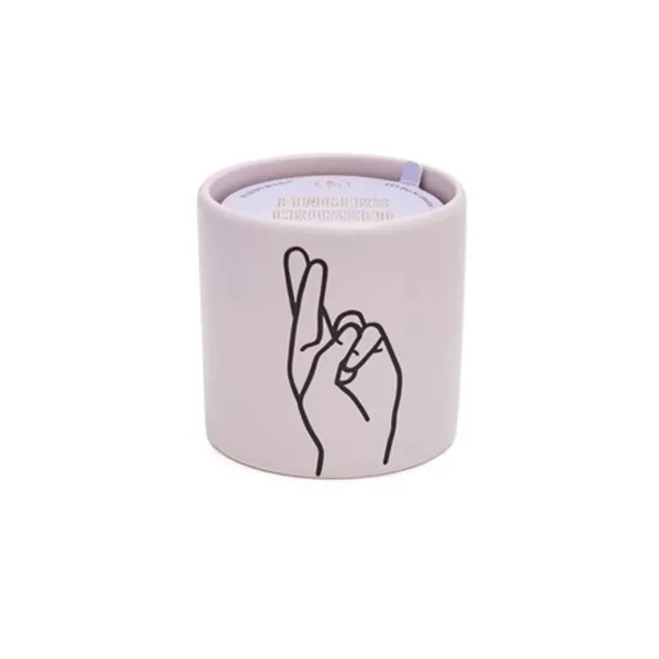 Bougie Parfumee En Cire De Soja - Finger Crossed-Sélectionné par Fleux Online