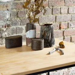 Bureau Oscar En Chene Verni-Ethnicraft Discount
