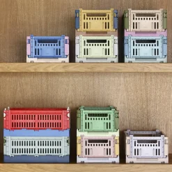 Caisse Crate Mix S - Dusty Bleu-Hay Outlet