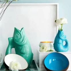 Carafe / Vase Monsieur Carafon Poisson - Lagoon-Sélectionné par Fleux Sale