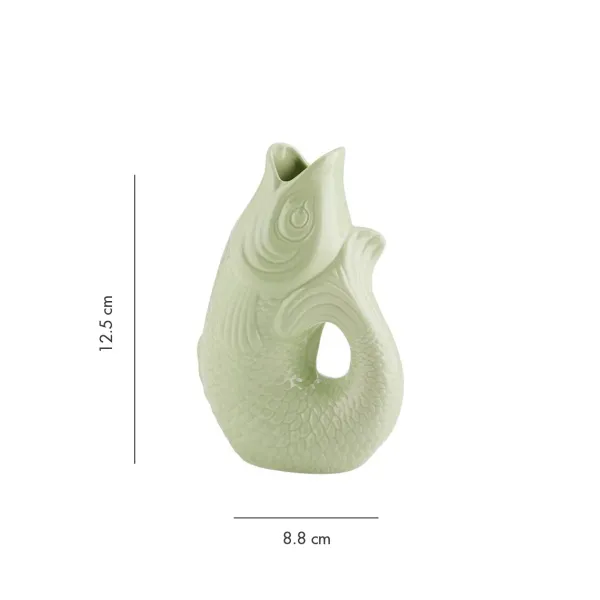 Carafe / Vase Monsieur Carafon Poisson - Vert Mousse-Sélectionné par Fleux Hot