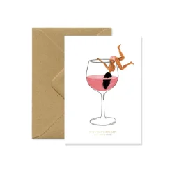 Carte D'Anniversaire Just One Drink-All the ways to say Best