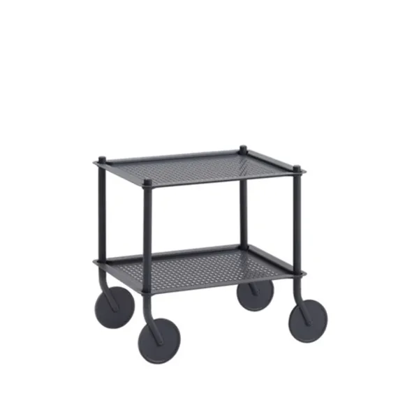Chariot Flow 2 Etagères Bleu-Gris-Muuto Discount