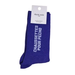 Chaussettes Pour Pecho Paillettes 36/40 - Bleu-Félicie Aussi Sale