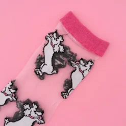 Chaussettes Transparentes Caniche-Coucou Suzette Best