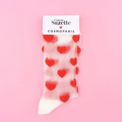 Chaussettes Transparentes Coeur-Coucou Suzette Outlet