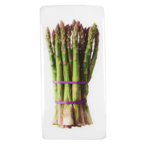 Décoration Murale Asperges Sur Fond Blanc - 20 Cm X 40 Cm-Stigerwoods
