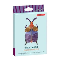 Décoration Murale Coleoptere Reine En Carton Recycle-Studio Roof Clearance