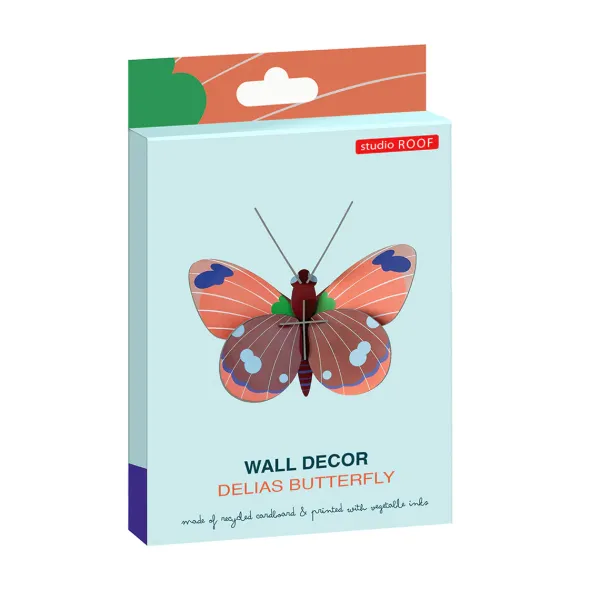 Décoration Murale Papillon Delias En Carton Recycle-Studio Roof