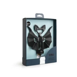 Decapsuleur Et Tire-Bouchon Chauve Souris En Acier-Sélectionné par Fleux Online