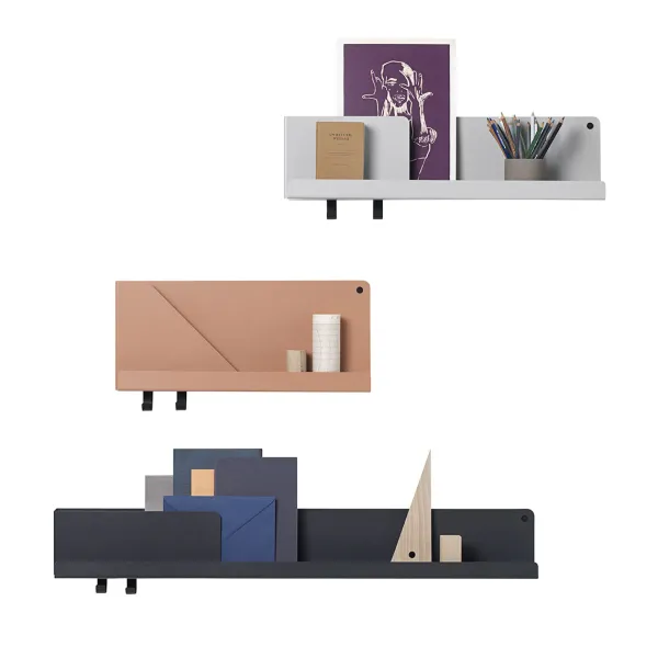 Etagere Murale Folded Noir L-Muuto Outlet