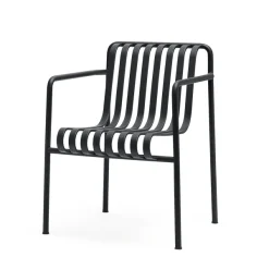 Fauteuil Dining Palissade En Acier Poudre - Anthracite-Hay Best