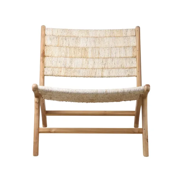 Fauteuil Lounge Teak-HK Living New