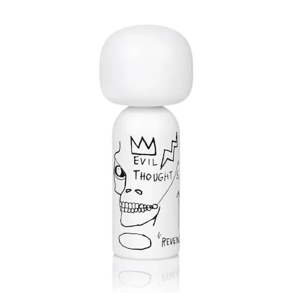 Figurine En Bois Kokeshi Sketch.Inc Jean-Michel Basquiat Evil Thoughts - 14.5 Cm-Lucie Kaas