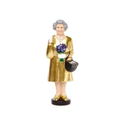Figurine Reine Solaire - Elisabeth Ii - Edition Or-Sélectionné par Fleux Clearance