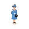 Figurine Reine Solaire - Elisabeth Ii - Edition Derby - Bleu-Sélectionné par Fleux Online