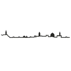 Frise Decorative Jerusalem Noir-The Line Online