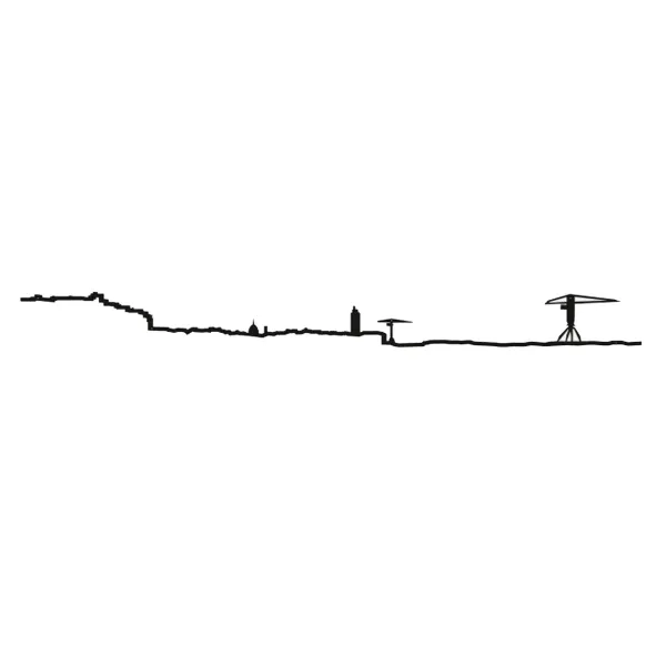 Frise Decorative Nantes - Noir - 50 Cm-The Line Hot