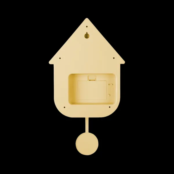 Horloge Modern Cuckoo - Jaune-Sélectionné par Fleux